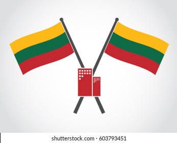 Lithuania Emblem Buildings