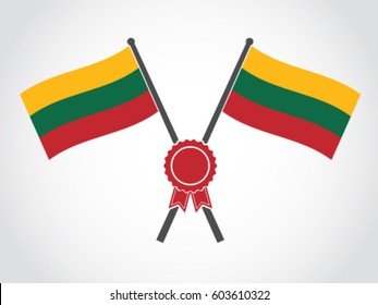Lithuania Emblem Certificate