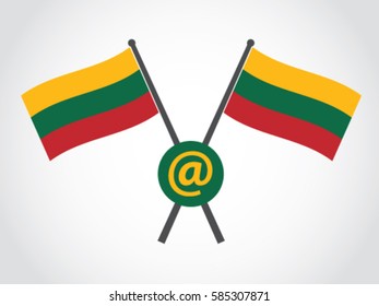 Lithuania Emblem Email Computer