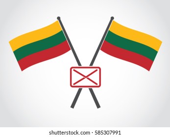 Lithuania Emblem Mail Digital