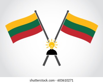 Lithuania Emblem People Bright Idea