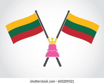 Lithuania Emblem Queen