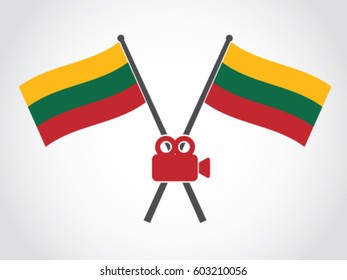 Lithuania Emblem Video Camera