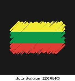 Pintado de pinzas de la bandera de Lituania