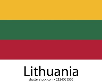 LITHUANIA FLAG DESIGN FOR SOCIAL MEDIA AND PRINT MEDIA.