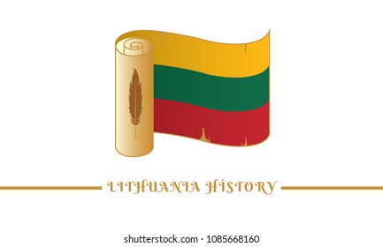 lithuania flag and lithuania history