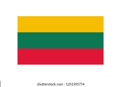 Lithuania flag vector