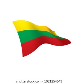 Lithuania flag, vector illustration