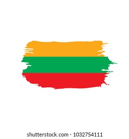 Lithuania flag, vector illustration