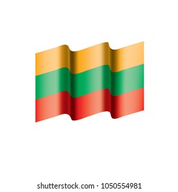 Lithuania flag, vector illustration