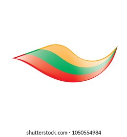 Lithuania flag, vector illustration