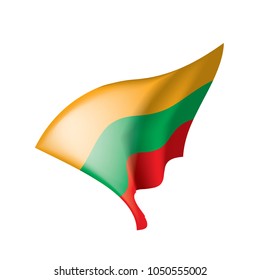 Lithuania flag, vector illustration