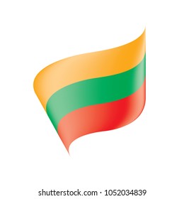 Lithuania flag, vector illustration
