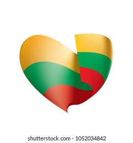 Lithuania flag, vector illustration