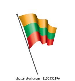 Lithuania flag, vector illustration