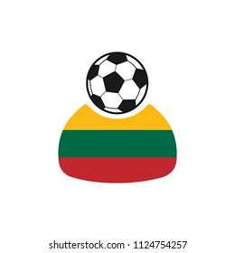 Lithuania is a football player, a fan. The icon.