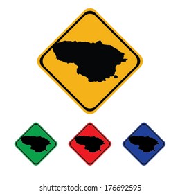 Lithuania Icon Illustration with Four Color Variations
