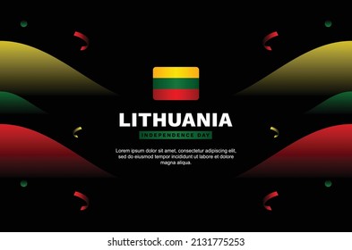 Lithuania Independence Day Background Event