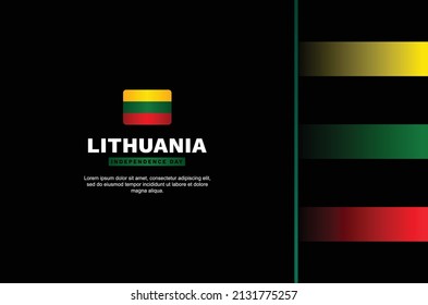 Lithuania Independence Day Background Event