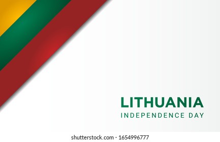 Lithuania Independence Day Background. Fit for card, banner, wallpaper and other.