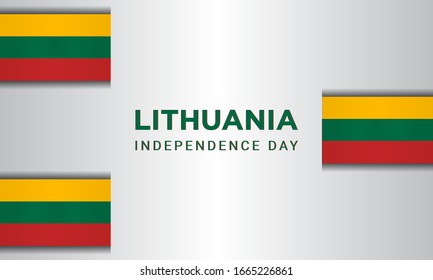 Lithuania Independence Day Background. Fit for card, banner, wallpaper and other.