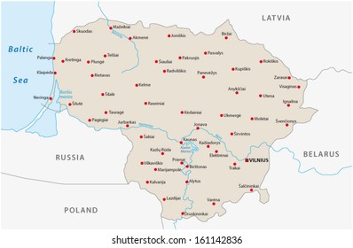 Lithuania Map