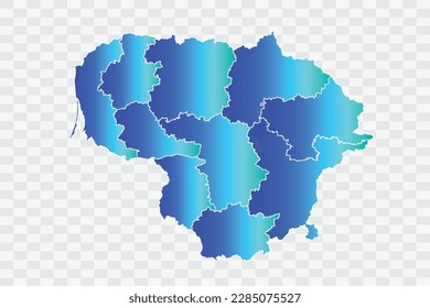 Litauen Karte blauer Hintergrund-Qualitätsdateien png