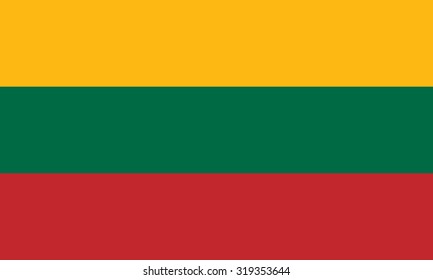 Lithuania Nation Flag