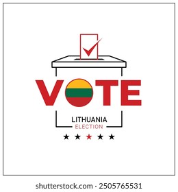 Lithuania voting, Lithuania citizen participation in voting, going to vote, voting, hand leaving vote, positive vote, negative vote, hand leaving paper in ballot box, elections, election of ruler.