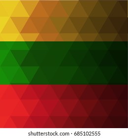 Lithuanian flag vector
