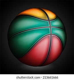 Lithuanians basket ball, vector 