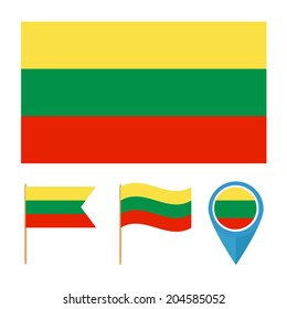 Lithuania.pattern for decoration, decoration and design. flag from the same series