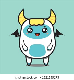 Litle Baby Monster Devil Cute Cartoon