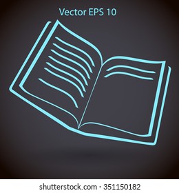 The litle book vector illustration