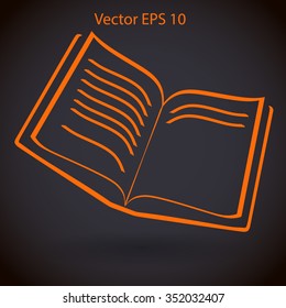 The litle book vector illustration