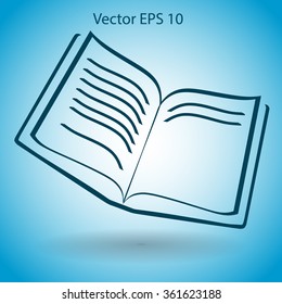 The litle book vector illustration