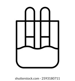 Litmus Vector Line Icon Design