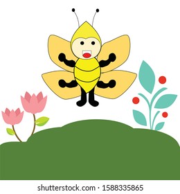 litte bee is fun animal