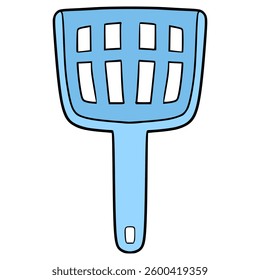 litter scoop illustration hand drawn isolated vector