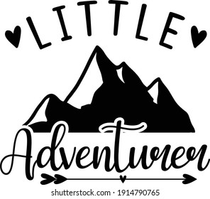 Little Adventurer, Baby Boy Vector File