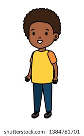 little african boy kid character
