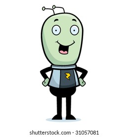 Little Alien Smiling