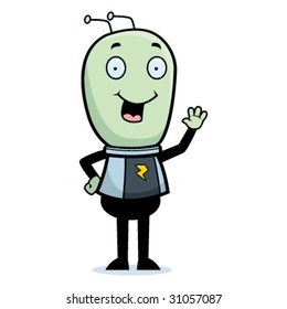 Little Alien Waving