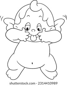 little angel cartoon cute kawaii anime anime illustration clipart character chibi drawing manga