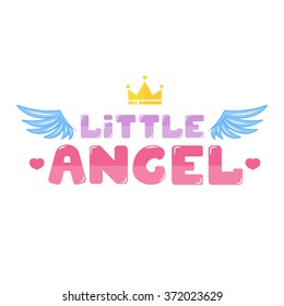 Little angel lettering