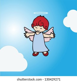 Little angel in the sky