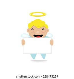 little angels with label