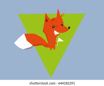 The little angry fox
