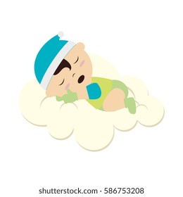 little asian baby icon