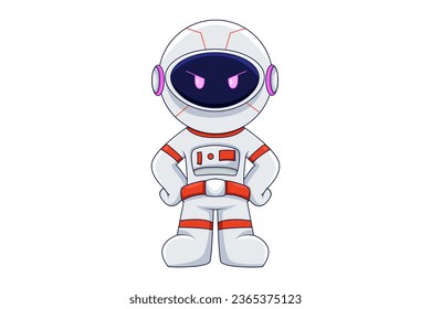 Little Astronaut Character Design Illustration